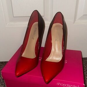 Red Ombré Heels